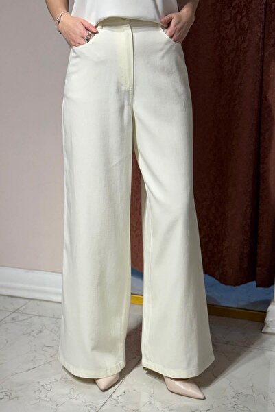 Kayra Pantolon KA-B26-19122 Ekru