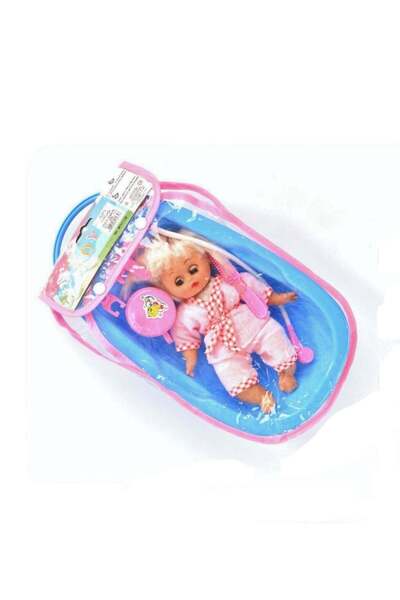 Rally Cute Baby Born Doll With Bathtub
