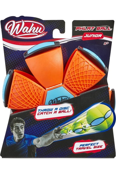 Asmodee Flying ball transformable into a disc, PhlatBall Junior, Orange
