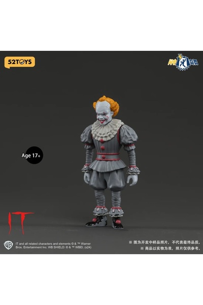52 Toys دمية بيني وايز من فيلم IT - دمية مهرج من فيلم رعب، قابلة للتحريك بالك...