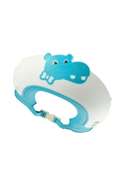 Avaleea Children's Bath Protection Against Shampoo, Hippo Pattern, Adjustable...