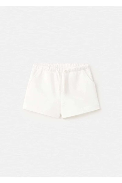 MANGO Baby Pamuklu bağcıklı şort