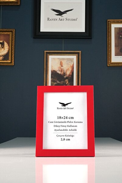 Raven Art Studio Potala 18x24cm Crvena Slika Foto Dokument Poster Papirna Rad...