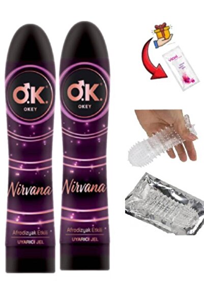 Okey Nirvana Uyarıcılı Kayganlaştırıcı Jel 100 mlx2 ad+Yıka Kullan Prezervati...