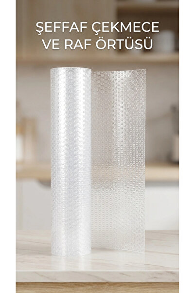 CT STONES Transparent Non-Slip Pvc Drawer Cover for Inside the Cabinet 45X300...