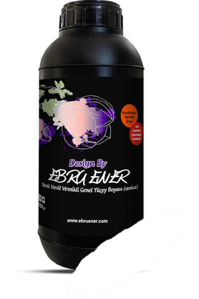 Ebru Ener Anka Vernikli Boya Beyaz 1 kg.