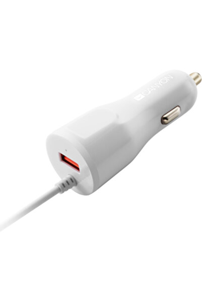 CANYON CNE-CCA033W, 1x USB, 2.4A, Alb