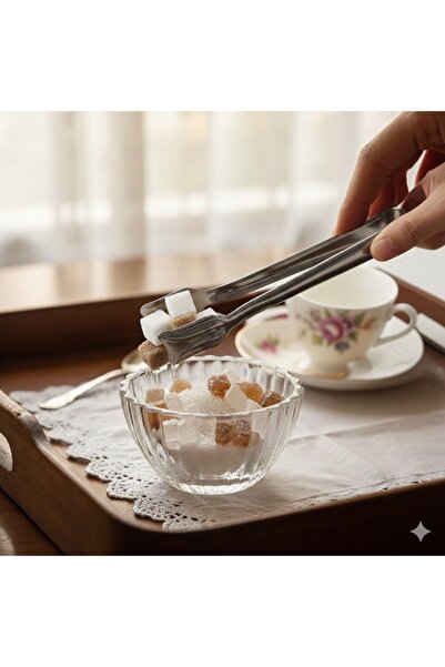 Raakmadezanmir 1 Adet Şeker Maşası Paslanmaz Çelik 1 ADET