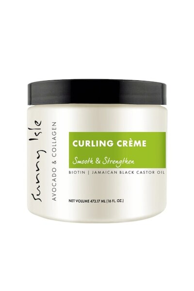 Sunny Isle Cremă pentru bucle, Avocado și Colagen, 473 ml, unisex, clasică