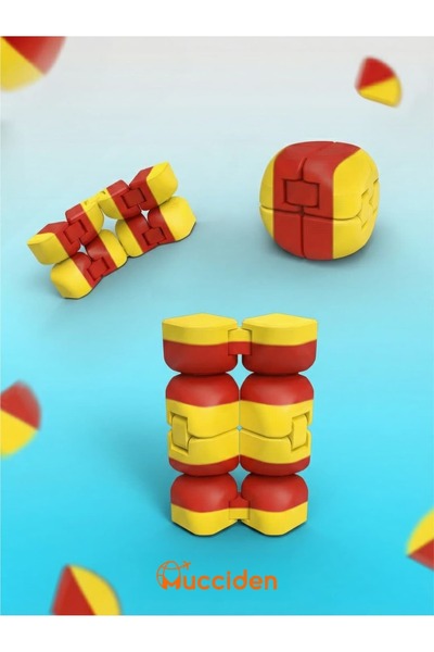 katlaç |   مكعب إنفينيتي V2 باللون الأصفر والأحمر - مكعب لا نهاية له ومكعب ضغ...