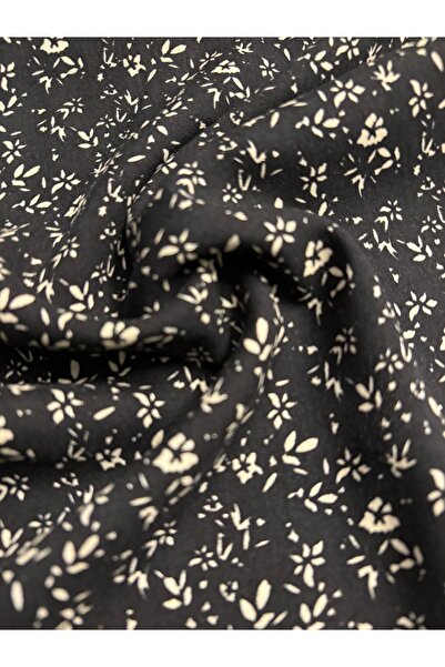 feminen Viscose Fabric Black Color