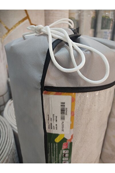 Saatistan Τσάντα αποθήκευσης χαλιών, με παράθυρο PVC, 220x40 εκ., Γκρι, Χωρητ...