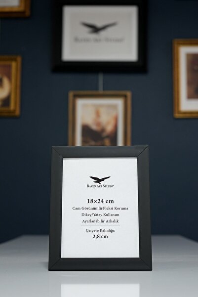 Raven Art Studio Potala 18x24 cm Negru pentru tablouri, fotografii, documente...