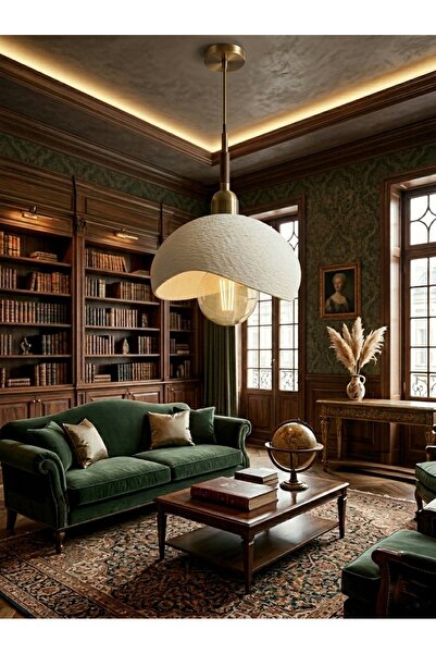 Piccomino Art Deco Taş Dokulu Dekoratif Sarkıt Avize