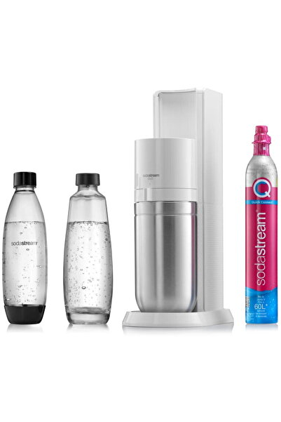 sodastream DUO Carbonated Drinks Maker, 1 Liter, 2 Carafes White