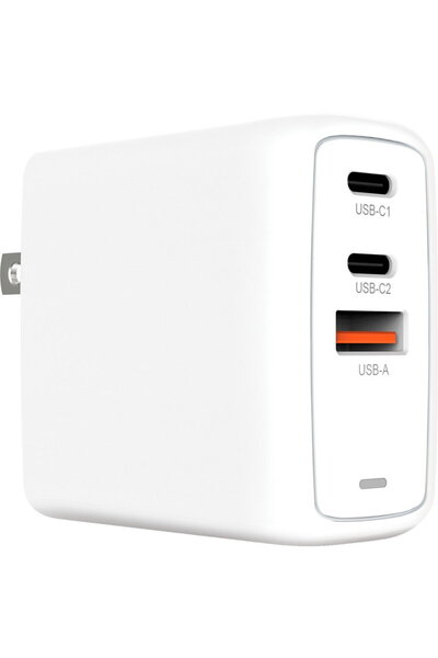 CREATIVE Încărcător GaN 67W, încărcător (alb, 1x USB-A, 2x USB-C PD, Încărcar...