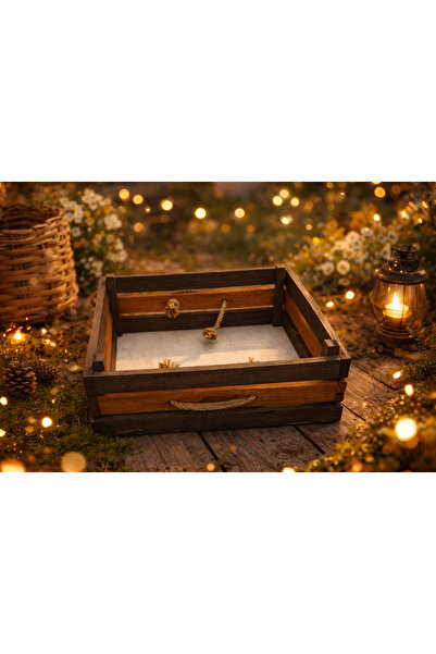 seymenbıçakçılık Coș decorativ rustic din lemn – Organizator multifuncțional ...