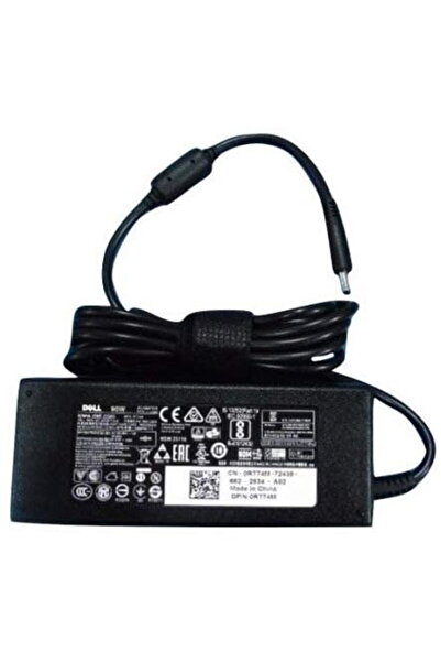 Dell 90-Watt AC Adapter + power cable, power supply (black)