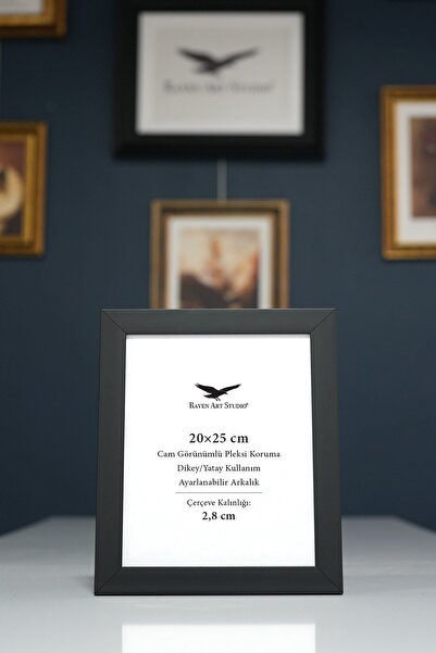 Raven Art Studio Potala 20x25 cm Negru pentru tablouri, fotografii, documente...