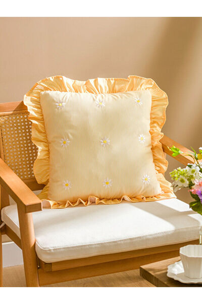 LC Waikiki I Flower من متجر فريزن مطرز غطاء وسادة 45x45 سم