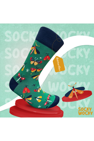 Socky Wocky Unisex Cotton socks with Printed