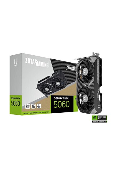 Zotac GeForce RTX 5060 GAMING TWIN EDGE 8GB GDDR7 128Bit DLSS 4 Ekran Kartı