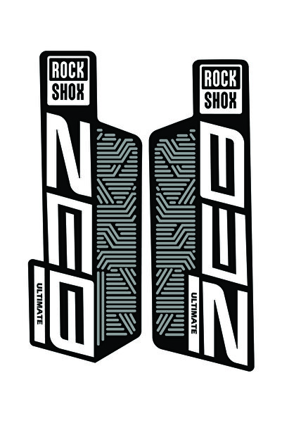 ca kay bu RockShox ZEB Ultimate Sticker Seti