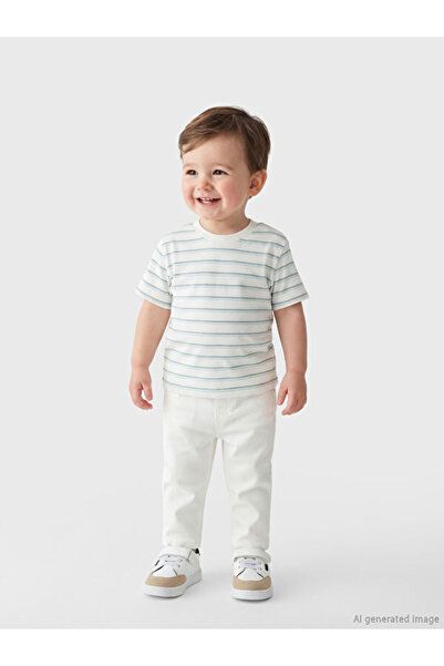 LC Waikiki Rmz Gi̇yi̇m Farkiyla Slim Fit Baby Boy Gabardine Trousers