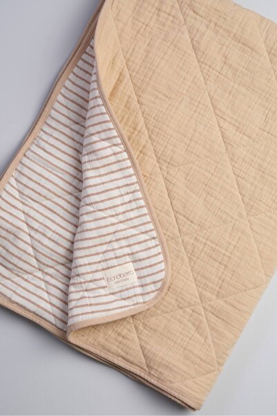 Bondberro Muslin Fabric 2 Layers Fiber-Filled Quilted Baby and Child Duvet 12...