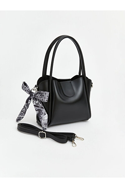 LC Waikiki Özmarka Νέα Σεζόν με Αξεσουάρ Φουλάρι εφέ δέρματος Γυναικεία Τσάντ...