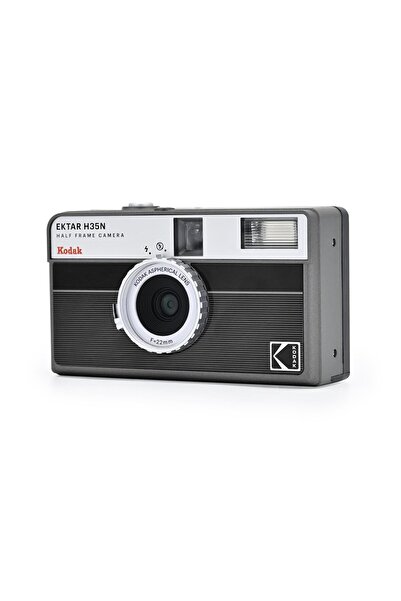 Kodak EKTAR H35N 35mm Filmli Fotoğraf Makinesi-Çizgili Siyah