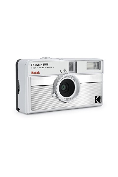 Kodak EKTAR H35N 35mm Filmli Fotoğraf Makinesi-Çizgili Gümüş
