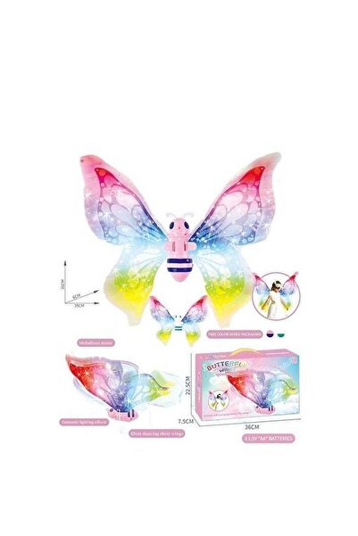Rally Kids Light Up Butterfly Wings - Colorful LED Light Up Costume - Perfect...