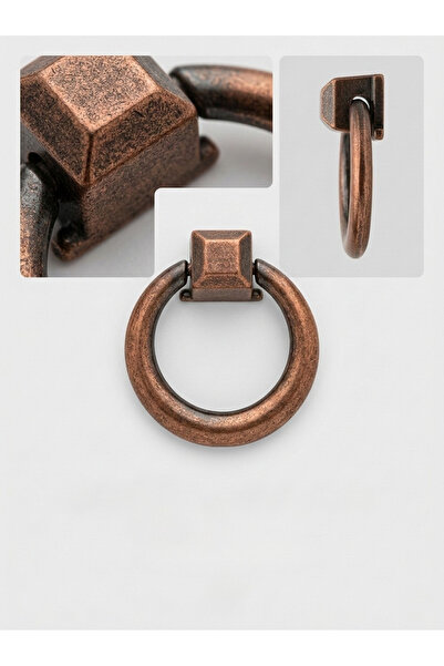 N.S NAMARK Modern round drawer handle – brass / Set of 5