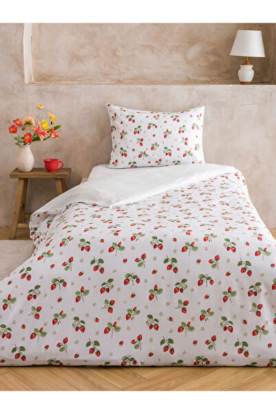 LC Waikiki Timeless Clothing & Timeless Choices Cherry Printed Single Duvet C...