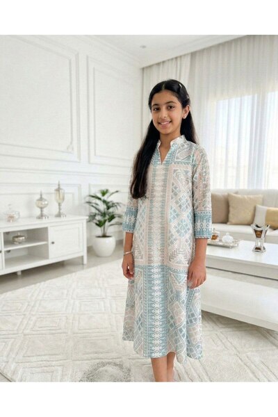 alqarat "Rawnaq" Heritage Jalabiya – Modern Summer Elegance