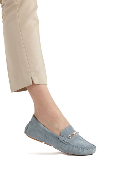 Ateş Γυναικεία σουέτ loafer μπαλαρίνες casual παπούτσια