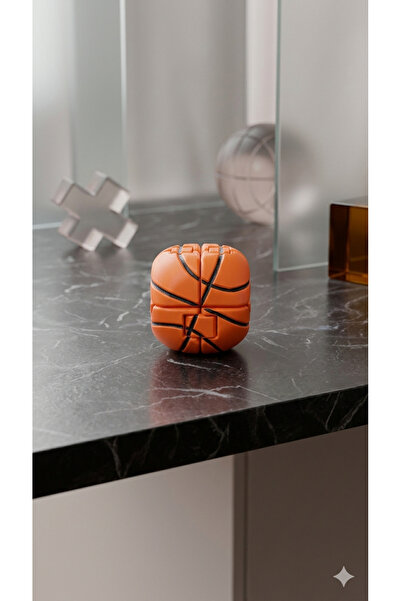 Minelly Mag-Blok Basketbol Desenli Sonsuz Stres Küpü - Modüler Katla aç