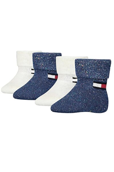 Tommy Hilfiger زوجان من أحذية الأطفال الشتوية قطن ذات النعل المضاد للانزلاق