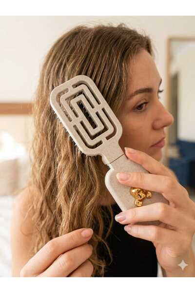 safestore Panda Buckled Foldable Mini Mirrored Hair Brush Folding Comb Head M...