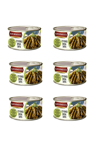 GOURMESTA 400 g Zeytinyağlı Yaprak Sarma Konservesi x 6 Adet