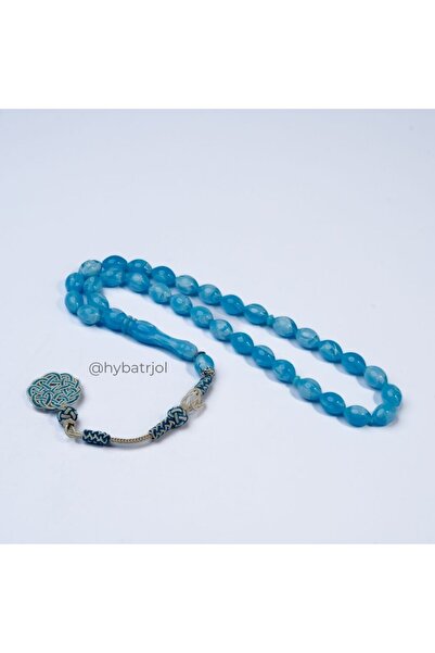 Yasamtohumu سبحه سندلس معرق بتصميم انيق باللون الفيروزي