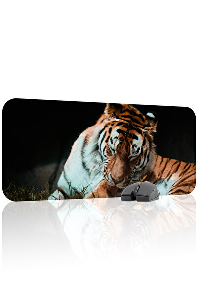 mousepad bastir Mousepad pentru jocuri din cauciuc cu cusături Black Sea Tige...