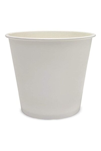 Null Disposable Paper Cup Set of 50 Pieces White