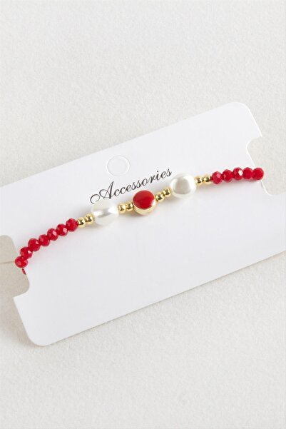 Angel Of Life Enamel Pearl Crystal Macrame Rope Bracelet