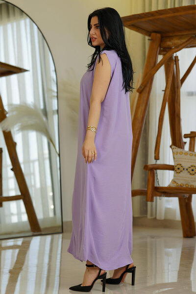 Hasnaa Abaya Purple abaya dress