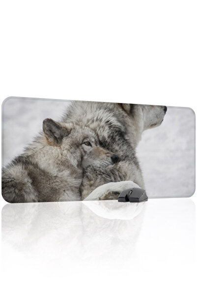 mousepad bastir Mousepad pentru jocuri Bozkurt antialunecare din cauciuc cusu...