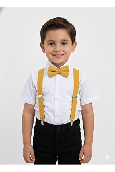 NOBLE STORE طقم حزام وربطة عنق للأولاد NOBLE