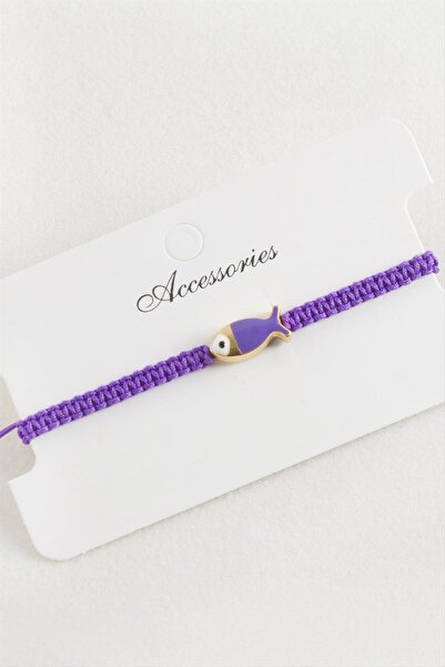 Angel Of Life Fish Enamel Macrame Braided Bracelet