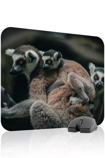 mousepad bastir Lemur Αντιολισθητικό Ραμμένο λαστιχένιο mousepad παιχνιδιών V...